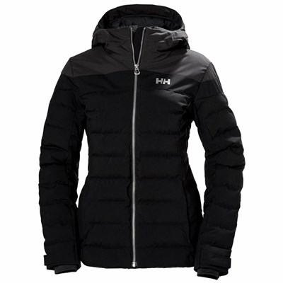 Women's Helly Hansen W Imperial Puffy Ski Jackets Black | 640-TIAEJX