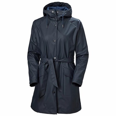 Women's Helly Hansen W Kirkwall Ii Coats Navy | 731-RCNEXI