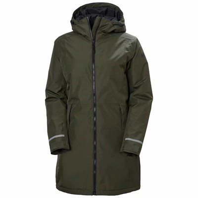 Women's Helly Hansen W Lisburn Insulated Waterproof Jackets Grey | 725-FTZDEW