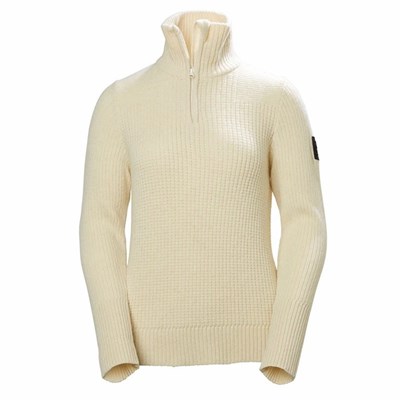 Women's Helly Hansen W Marka Wool Shirts White | 316-ZCGAWO