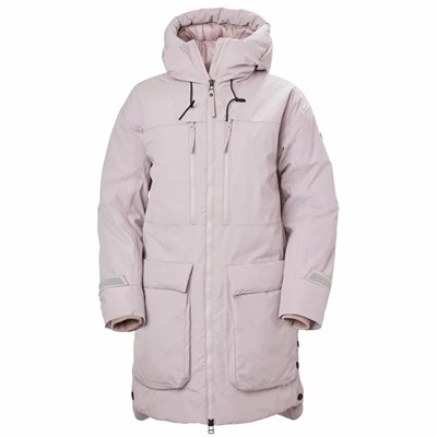 Women's Helly Hansen W Maud Parka Grey | 104-RDXBHN