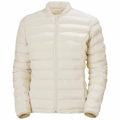 Women's Helly Hansen W Mono Material Casual Jackets Cream | 645-LDJEAK