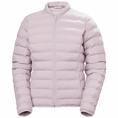 Women's Helly Hansen W Mono Material Midlayer Jackets Purple / Grey | 205-SOQYTF