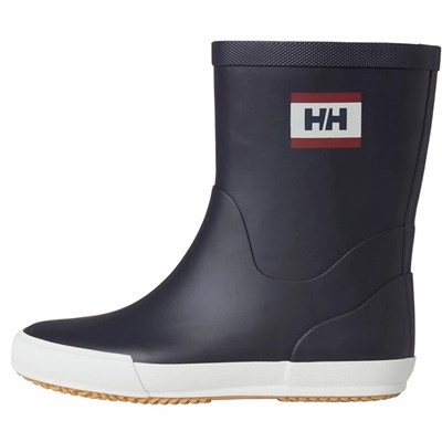 Women's Helly Hansen W Nordvik 2 Rain Boots Navy | 104-MQJZYR