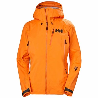 Women's Helly Hansen W Odin 9 Worlds 2.0 Hiking Jackets Orange | 258-YHUGDF