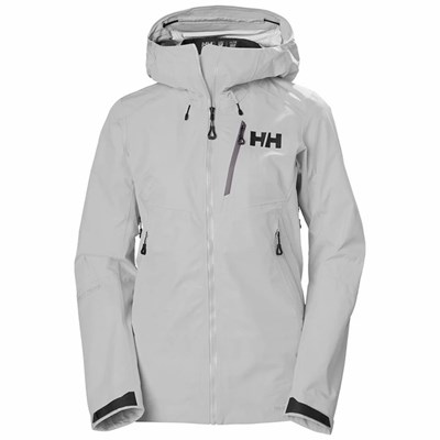 Women's Helly Hansen W Odin Mountain Infinity 3l Ski Jackets Grey | 209-ZAGBTY