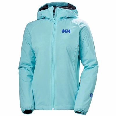 Women's Helly Hansen W Odin Stretch Hooded Light In Outdoor Jackets Blue | 013-TVLHKE