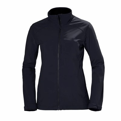 Women's Helly Hansen W Paramount Soft Casual Jackets Black | 348-IQZCKU