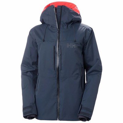 Women's Helly Hansen W Powder Ski Jackets Grey | 314-FEDROX