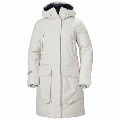 Women's Helly Hansen W Rwb Parka Grey | 830-UWGAOP