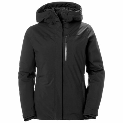 Women's Helly Hansen W Snowplay Ski Jackets Black | 478-PEHIBQ