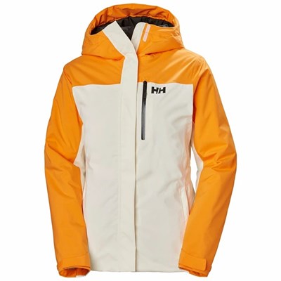 Women's Helly Hansen W Snowplay Ski Jackets White | 567-PVYCSJ