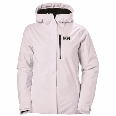 Women's Helly Hansen W Snowplay Ski Jackets Grey | 687-JOWIXK