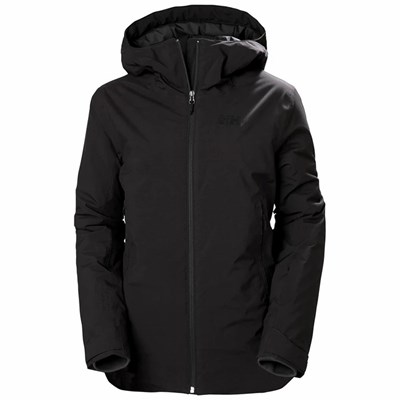 Women's Helly Hansen W Snowstar Mono Material Ski Jackets Black | 758-HNUJAF