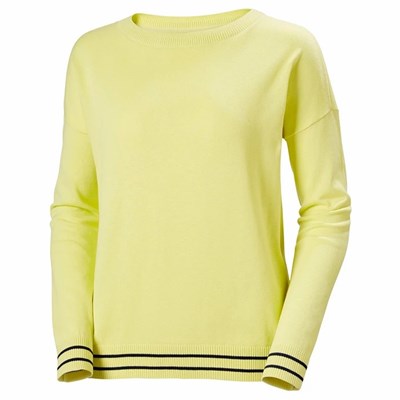 Women's Helly Hansen W Summer Shirts Yellow | 360-BYWVUH