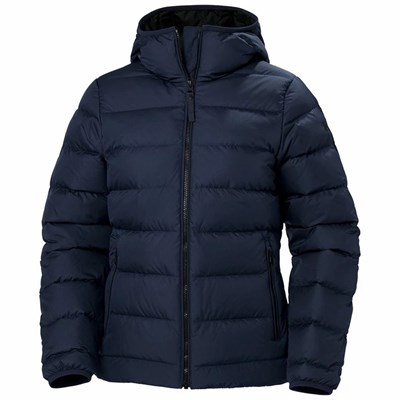 Women's Helly Hansen W Svalbard Winter Jackets Navy | 427-KPTSGL