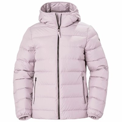 Women's Helly Hansen W Svalbard Winter Jackets Grey / Purple | 587-SNBXMG