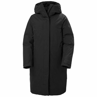 Women's Helly Hansen W Urb Pro Parka Black | 465-OWCZTD