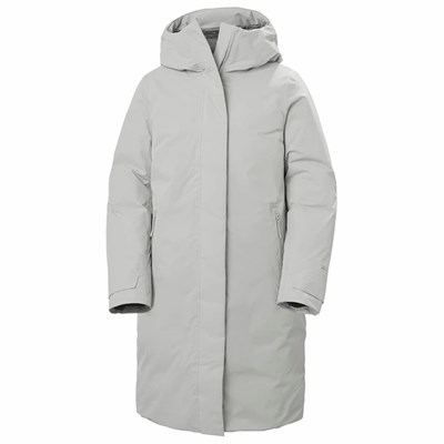 Women's Helly Hansen W Urb Pro Parka Grey | 938-MFVOTP