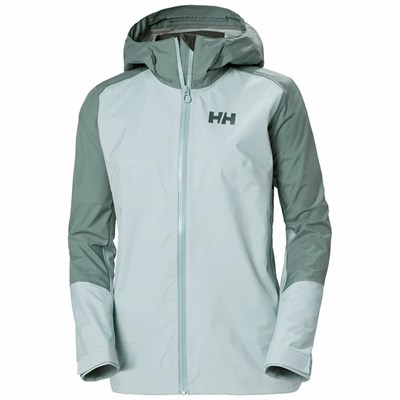 Women's Helly Hansen W Verglas 3l Outdoor Jackets Grey | 423-YQMEJG