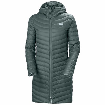 Women's Helly Hansen W Verglas Long Hiking Jackets Grey | 395-RZXHLW