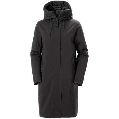 Women's Helly Hansen W Victoria Insulated Waterproof Jackets Black | 482-LVYXNH