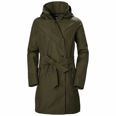 Women's Helly Hansen W Welsey Ii Trench Parka Grey | 120-IBLCEN