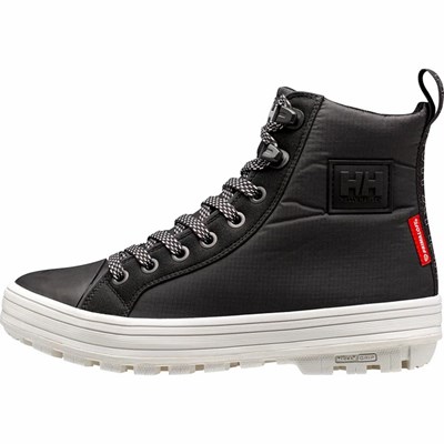 Women's Helly Hansen W Wonderland Work Boots Black | 326-CMSKRT