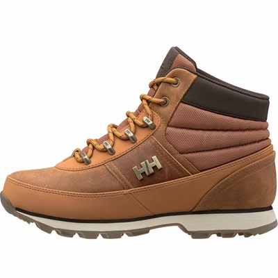 Women's Helly Hansen W Woodlands Work Boots Orange Brown | 572-CELNHS