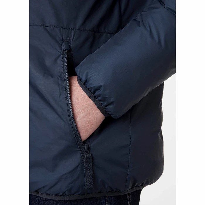 Men's Helly Hansen Active Insulated Jackets Navy | 346-MBJYWP