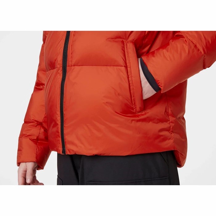 Men's Helly Hansen Active Parka Red / Brown | 587-SWZIUK