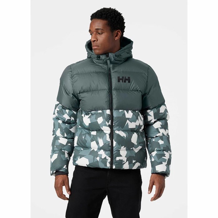 Men's Helly Hansen Active Puffy Casual Jackets Grey | 197-STPOXI