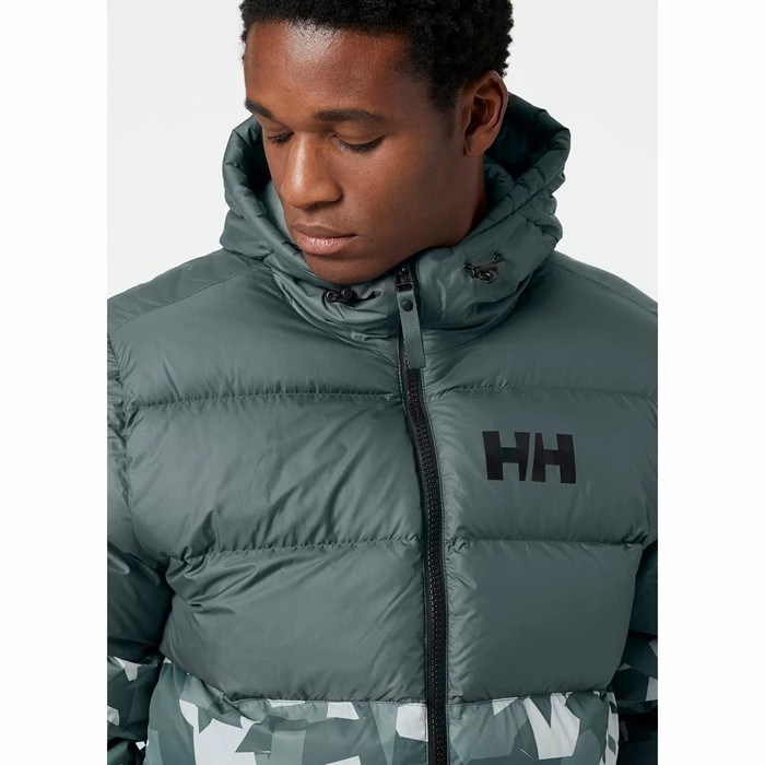 Men's Helly Hansen Active Puffy Casual Jackets Grey | 197-STPOXI