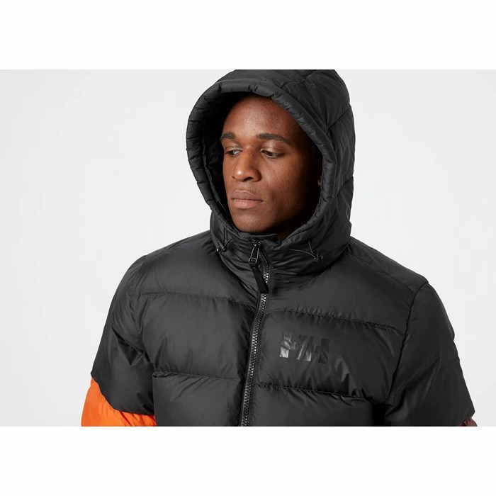 Men's Helly Hansen Active Puffy Casual Jackets Grey / Brown | 960-FEITHQ