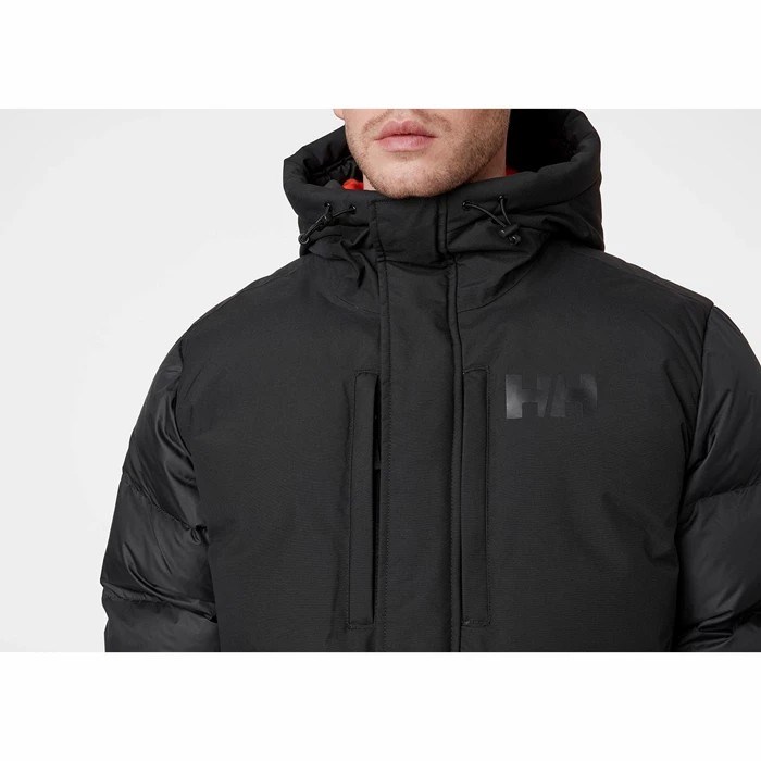 Men's Helly Hansen Active Puffy Long Casual Jackets Black | 306-BQSOLR