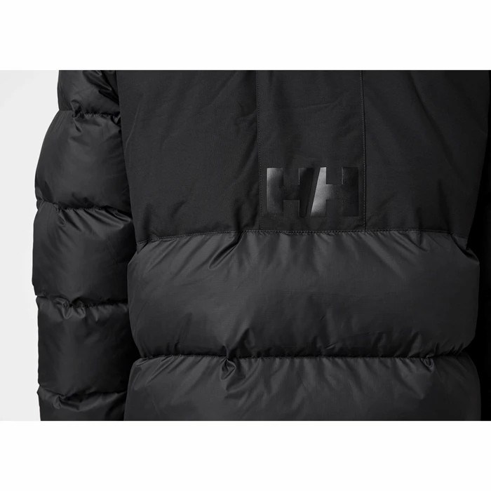 Men's Helly Hansen Active Puffy Long Winter Jackets Black | 153-EIMQFY