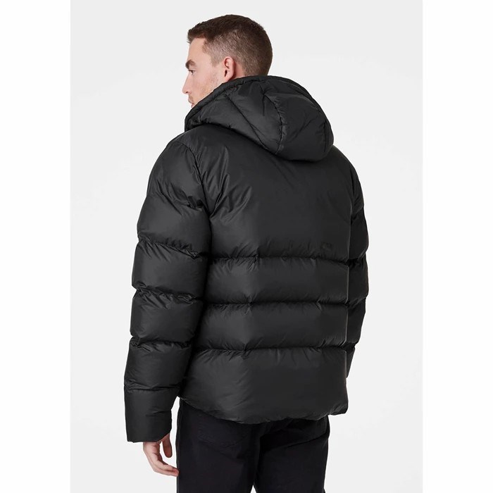 Men's Helly Hansen Active Puffy Winter Jackets Black | 475-SYFBWO