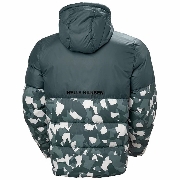 Men's Helly Hansen Active Puffy Winter Jackets Grey | 867-KGUOPM