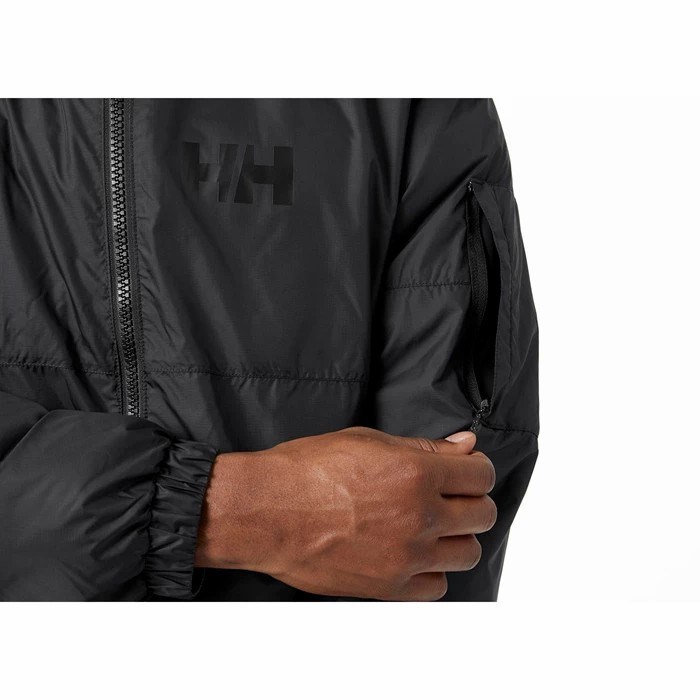 Men's Helly Hansen Active Reversible Aop Casual Jackets Black | 396-BIDXUV