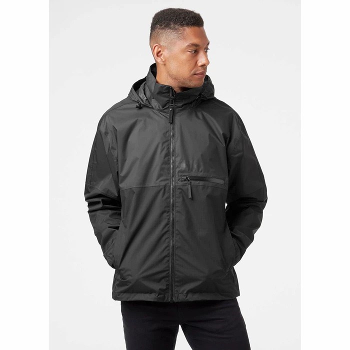 Men's Helly Hansen Active Stride Casual Jackets Black | 476-LUSBCF