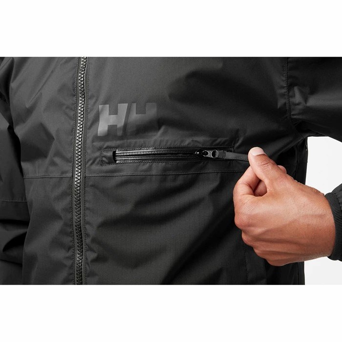 Men's Helly Hansen Active Stride Casual Jackets Black | 476-LUSBCF