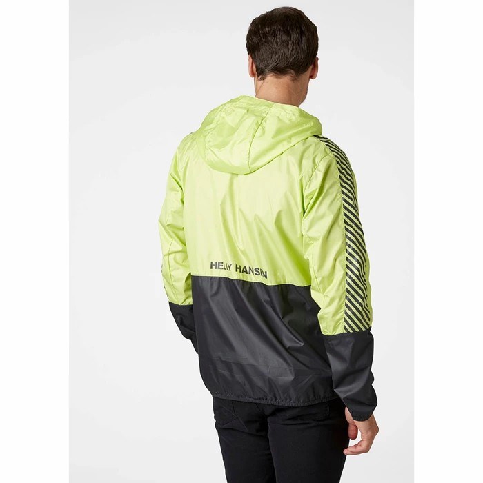 Men's Helly Hansen Active Wind Casual Jackets Light Green | 456-FYLIGT