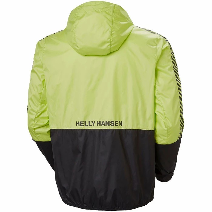 Men's Helly Hansen Active Wind Casual Jackets Light Green | 456-FYLIGT