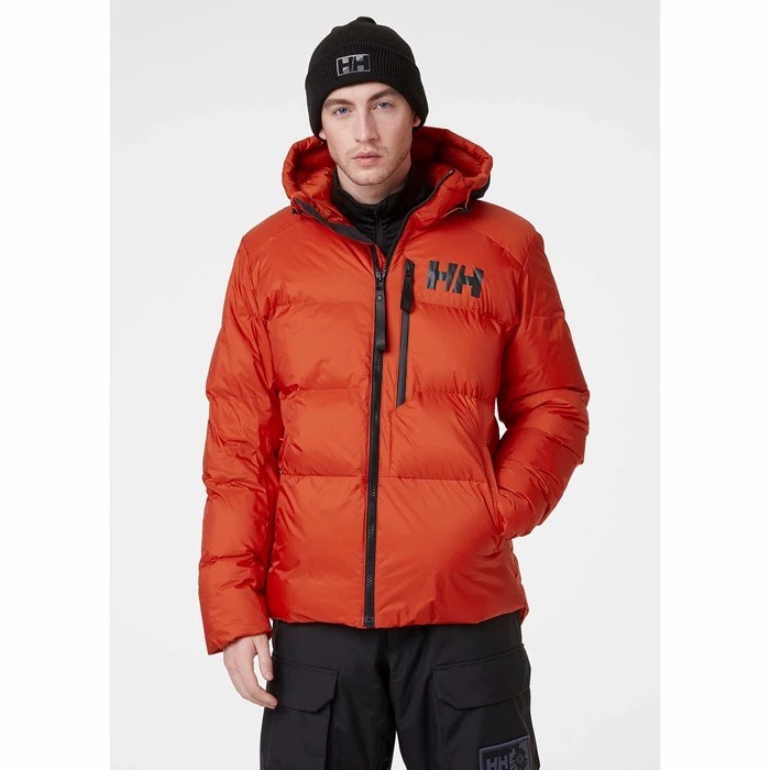 Men's Helly Hansen Active Winter Jackets Red / Brown | 780-EMUDQT