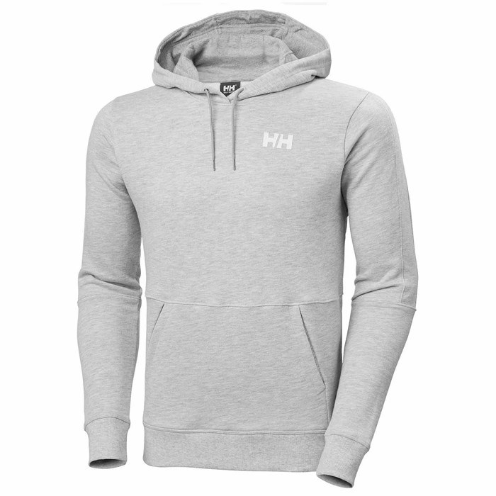 Men\'s Helly Hansen Activehooded Sweatshirts Grey | 358-QZAHPR