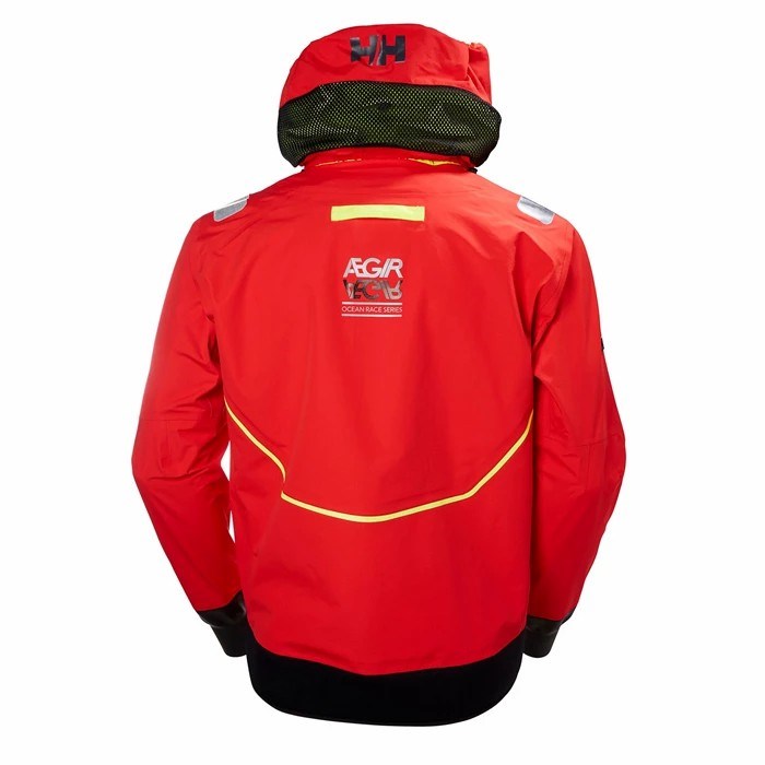 Men's Helly Hansen Aegir Race Smock Sailing Jackets Red | 852-SOIUJX