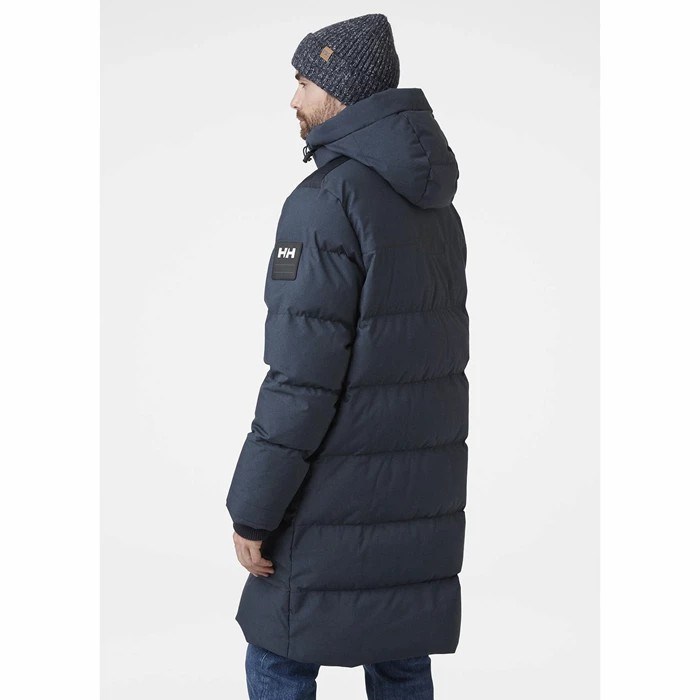 Men's Helly Hansen Alaska Parka Navy | 261-QZHNSI