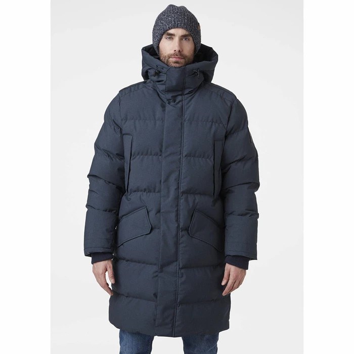 Men's Helly Hansen Alaska Parka Navy | 261-QZHNSI