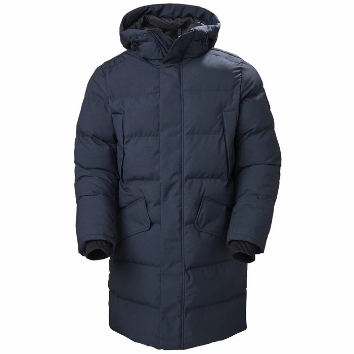 Men\'s Helly Hansen Alaska Winter Jackets Navy | 391-PXGEVY