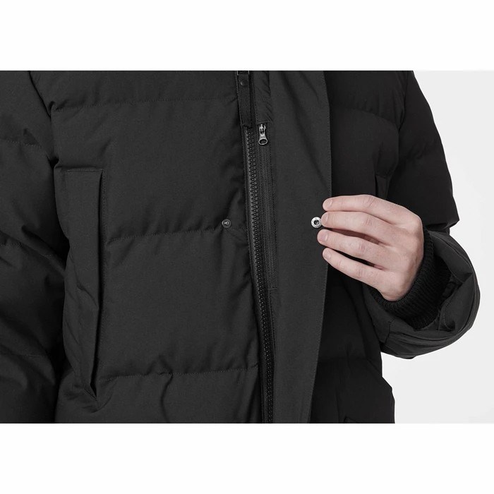 Men's Helly Hansen Alaska Winter Jackets Black | 574-KOMPZT